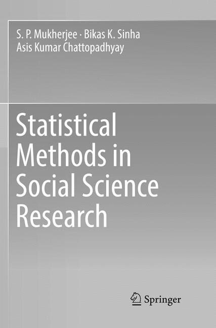 Statistical Methods in Social Science Research (Paperback)