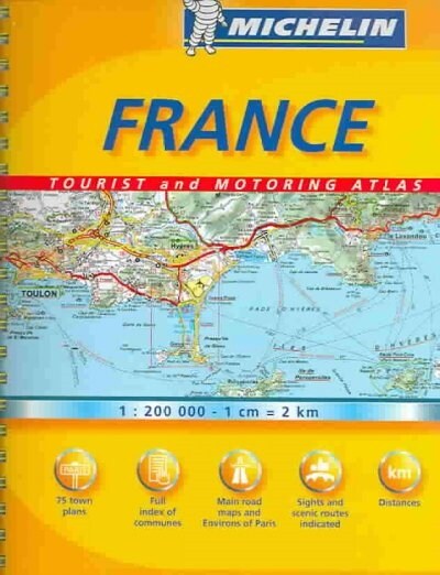 Michelin France Atlas (Paperback, Multilingual)
