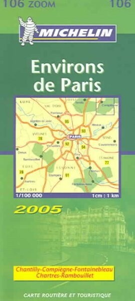 Michelin Environs de Paris (Paperback, Multilingual)