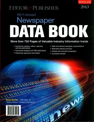 Newspaper Data Book, 2013 (Paperback, 92th)