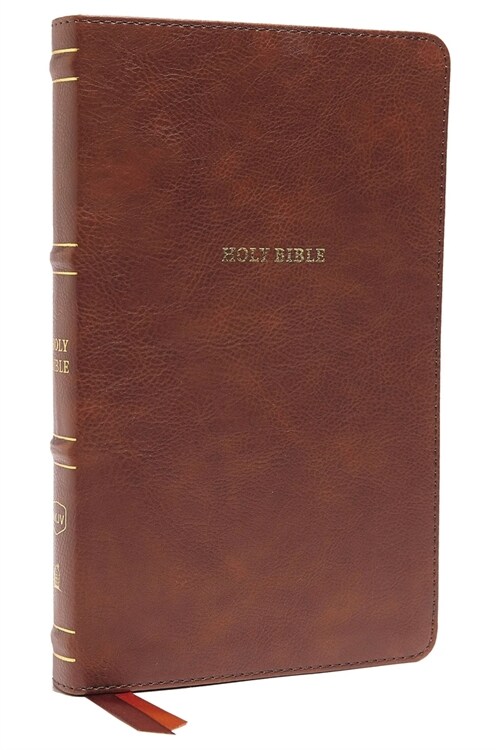 Nkjv, Thinline Bible, Leathersoft, Brown, Red Letter Edition, Comfort Print: Holy Bible, New King James Version (Imitation Leather)