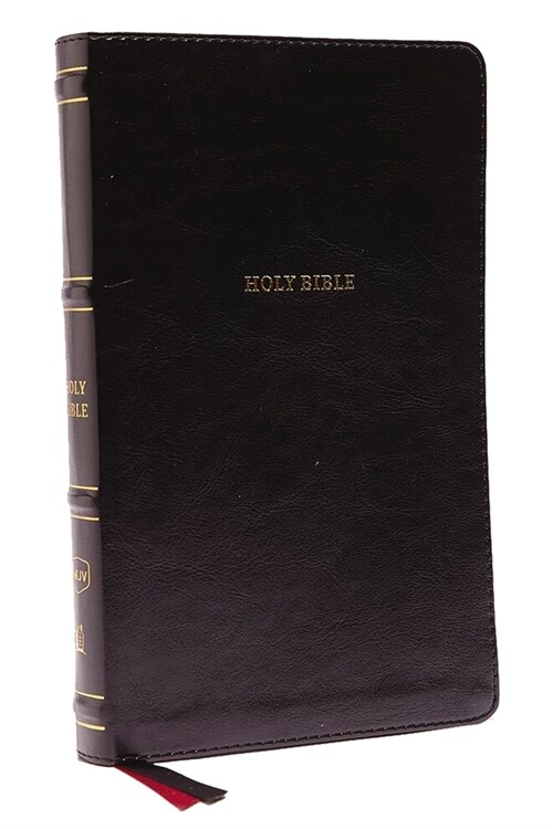 Nkjv, Thinline Bible, Leathersoft, Black, Red Letter Edition, Comfort Print: Holy Bible, New King James Version (Imitation Leather)