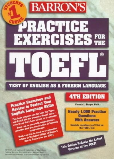 [중고] Practice Exercises for the TOEFL Test