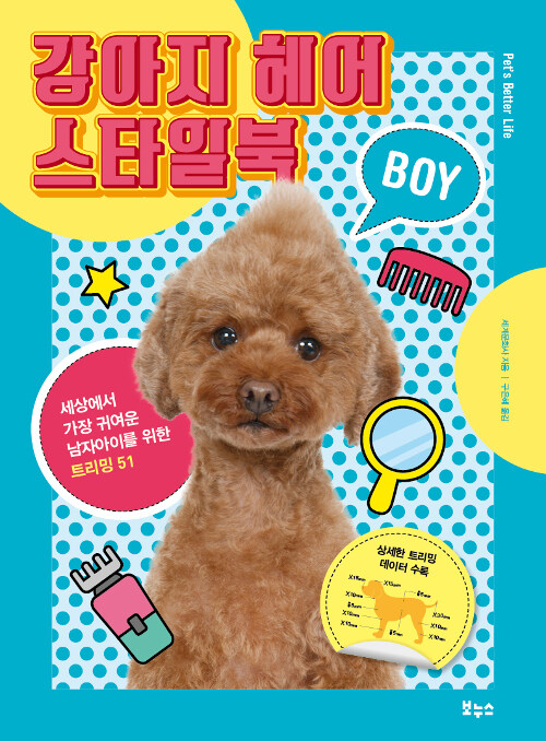 [중고] 강아지 헤어 스타일북 BOY