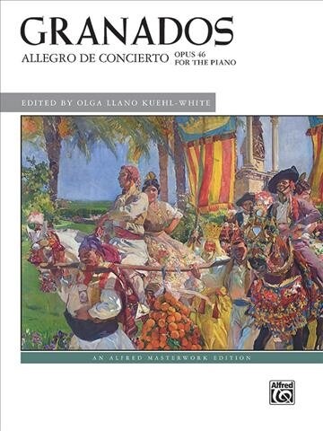 Granados -- Allegro de Concierto, Op. 46: Piano Solo (Paperback)