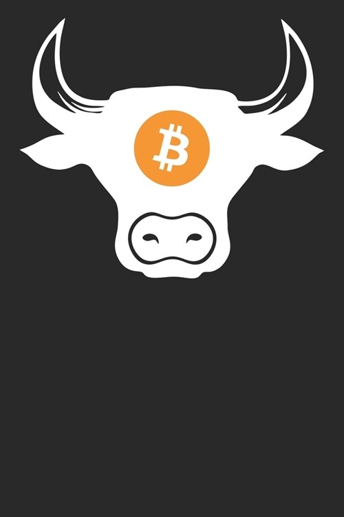 Bitcoin Bull: Blank Lined Notebook for Cryptocurrency - 6x9 Inch - 120 Pages (Paperback)