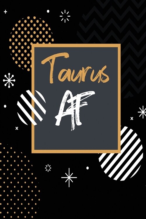Taurus AF: 120 Page Dot-Grid Notebook (Paperback)