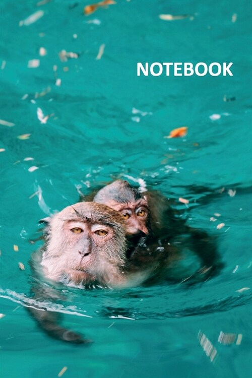 Notebook: Swimming monkeys Nifty Composition Book Daily Journal Notepad Diary Student for researching kaeng krachan national par (Paperback)