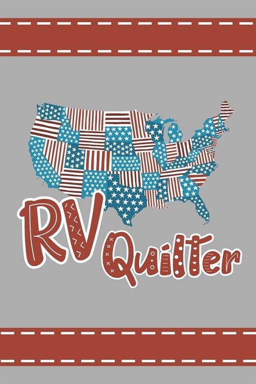 RV Quilter: 6 x 9 Graph Paper Notebook For Those Who Love To Quilt (Paperback)