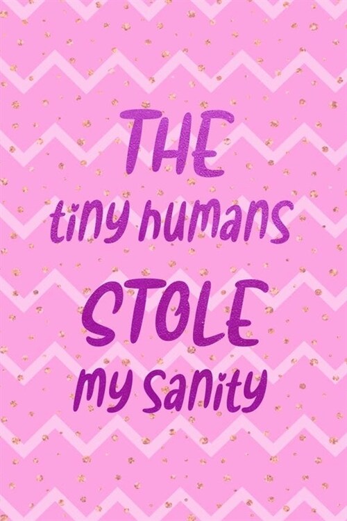 The Tiny Humans Stole My Sanity: Nanny Notebook Journal Composition Blank Lined Diary Notepad 120 Pages Paperback Stripes (Paperback)