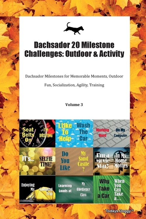 Dachsador 20 Milestone Challenges: Outdoor & Activity Dachsador Milestones for Memorable Moments, Outdoor Fun, Socialization, Agility, Training Volume (Paperback)