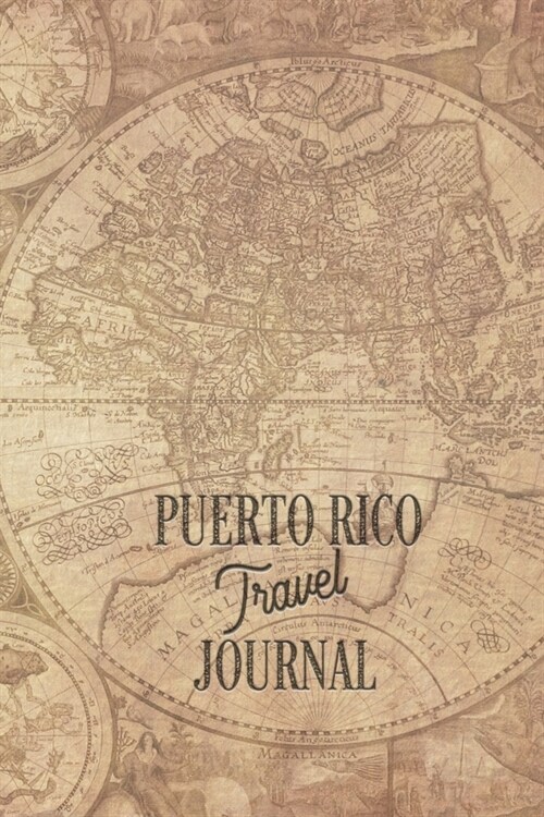 Travel Journal Puerto Rico: Travel diary Puerto Rico logbook for 40 travel days for travel memories of the most beautiful sights and experiences, (Paperback)