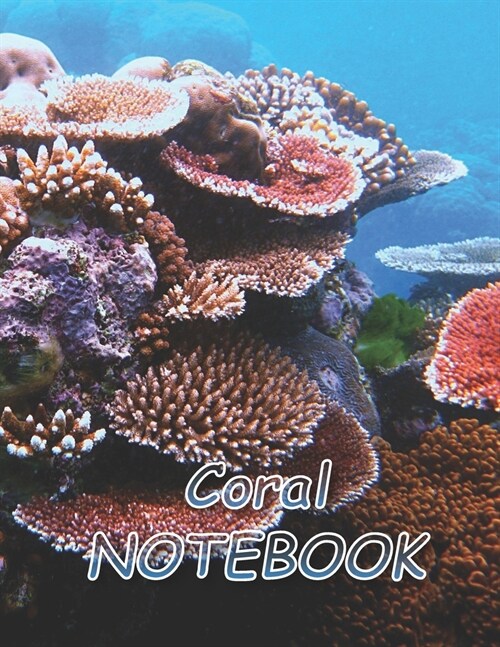 Coral NOTEBOOK: Notebooks and Journals 110 pages (8.5x11) (Paperback)