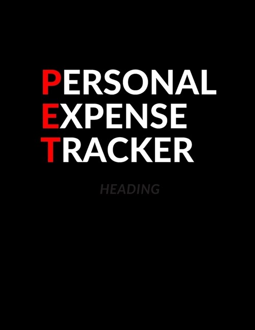 Personal Expense Tracker: Spending Log Books (Paperback)