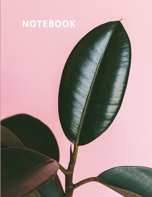 Notebook: Flower Themed Journal - 120 Pages of Lined Paper - 8.5 x 11 inches (Paperback)