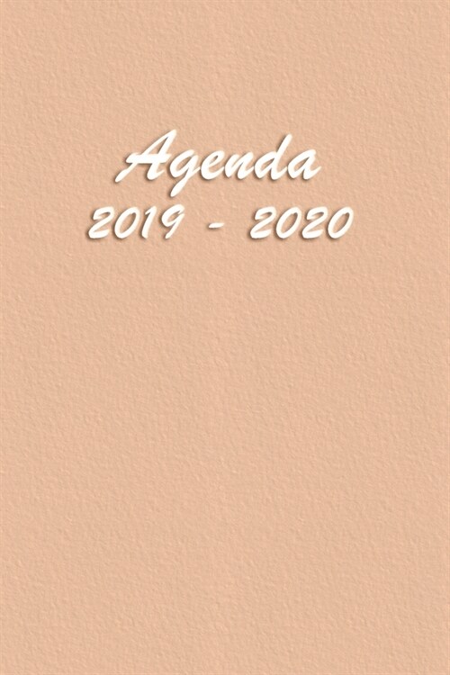 Agenda Scuola 2019 - 2020: Mensile - Settimanale - Giornaliera - Settembre 2019 - Agosto 2020 - Obiettivi - Rubrica - Orario Lezioni - Appunti - (Paperback)