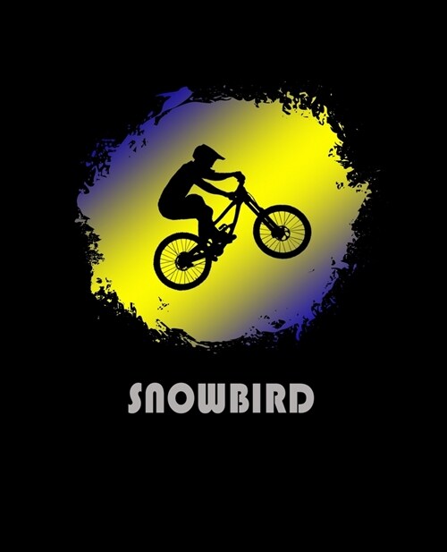 Snowbird: Utah Composition Notebook & Notepad Journal For Mountain Bikers. 7.5 x 9.25 Inch Lined College Ruled Note Book With So (Paperback)