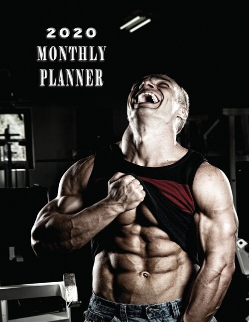 Monthly Planner 2020: Organizer To do List January - December 2020 Calendar Top goal and Focus Schedule Exercise Workout Gym Fitness Beautif (Paperback)