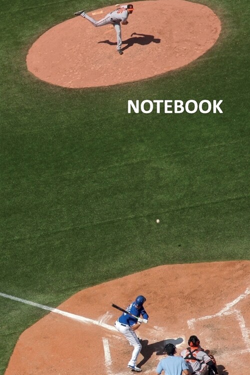 Notebook: Baseball Games Today Chic Composition Book Daily Journal Notepad Diary Student for Kids Softball Coach (Paperback)
