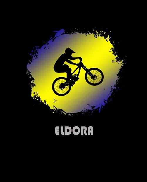 Eldora: Colorado Composition Notebook & Notepad Journal For Mountain Bikers. 7.5 x 9.25 Inch Lined College Ruled Note Book Wit (Paperback)