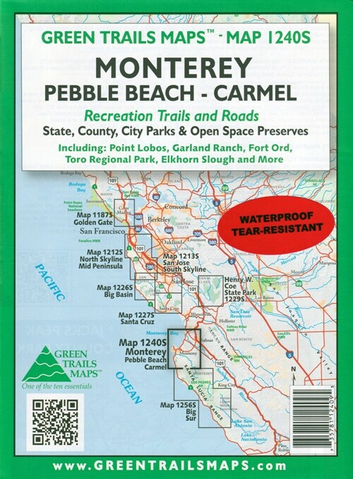 Monterey Pebble Beach * Carmel, CA No. 1240s (Folded)