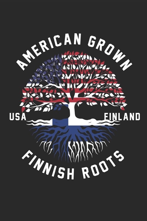Finland Roots: notebook/diary/taskbook/120 pages/lined pages,6x9 inch (Paperback)