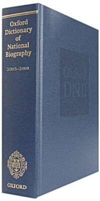 Oxford Dictionary of National Biography 2005-2008 (Hardcover)