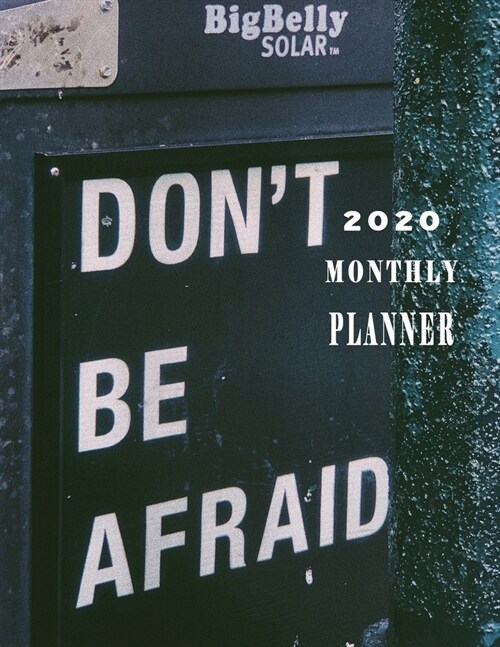 Monthly Planner 2020: Organizer To do List January - December 2020 Calendar Top goal and Focus Schedule Beautiful Cover Design strong Word D (Paperback)