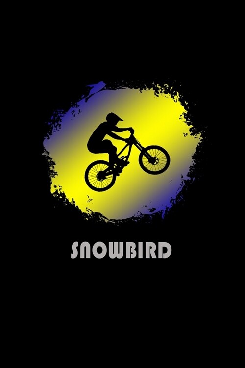 Snowbird: Utah Composition Notebook & Notepad Journal For Mountain Bikers. 6 x 9 Inch Lined College Ruled Note Book With Soft Ma (Paperback)