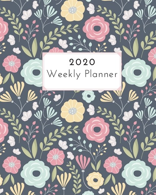 2020 Weekly Planner: A simple planner with a vertical layout for women (Paperback)