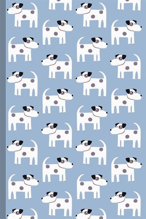 Notes: A Blank Sheet Music Notebook with Jack Russell Terrier Dog Pattern Cover Art (Paperback)