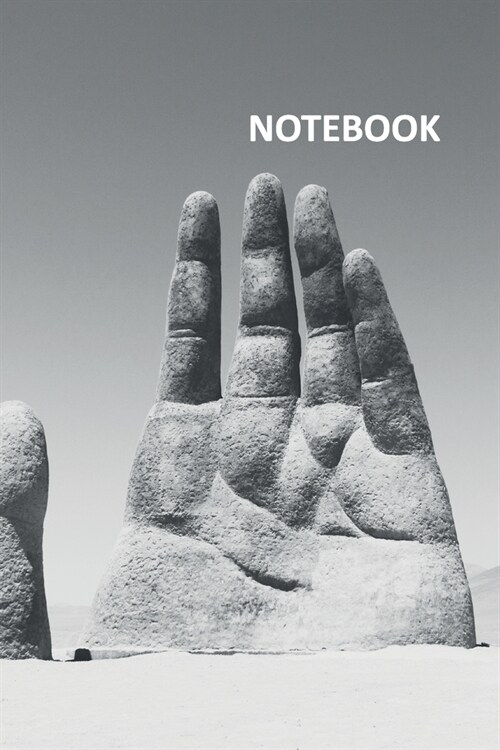 Notebook: Mano del desierto Compact Composition Book Daily Journal Notepad Diary Student for planning a trip to chile (Paperback)