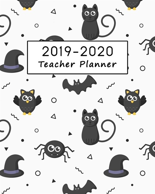 2019-2020 Teacher Planner: Weekly & Monthly Planner Calendar Schedule, Grid Dot Notes, Important Birthdays Dates, Communication Log, Attendance R (Paperback)