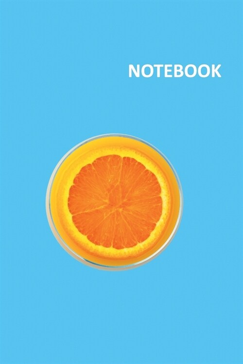Notebook: Naranja orange Compact Composition Book Daily Journal Notepad Diary Student for researching how to become a fruitarian (Paperback)
