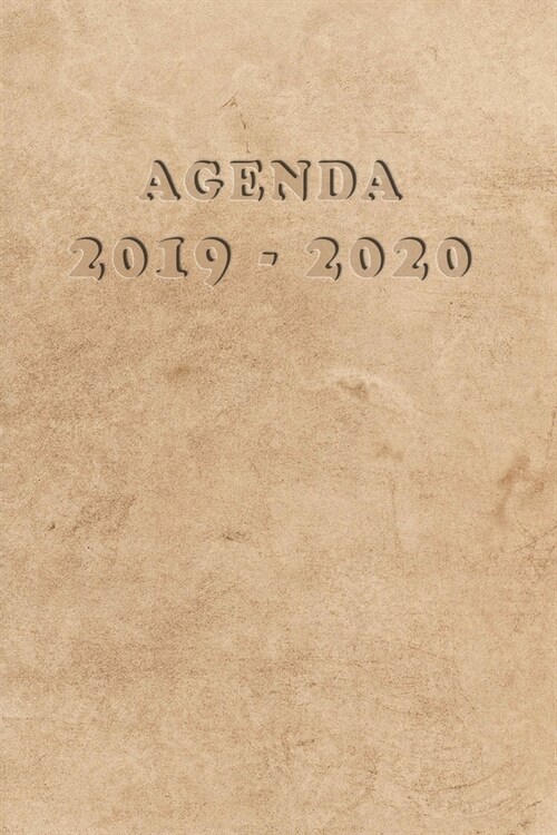 Agenda Scuola 2019 - 2020: Mensile - Settimanale - Giornaliera - Settembre 2019 - Agosto 2020 - Obiettivi - Rubrica - Orario Lezioni - Appunti - (Paperback)