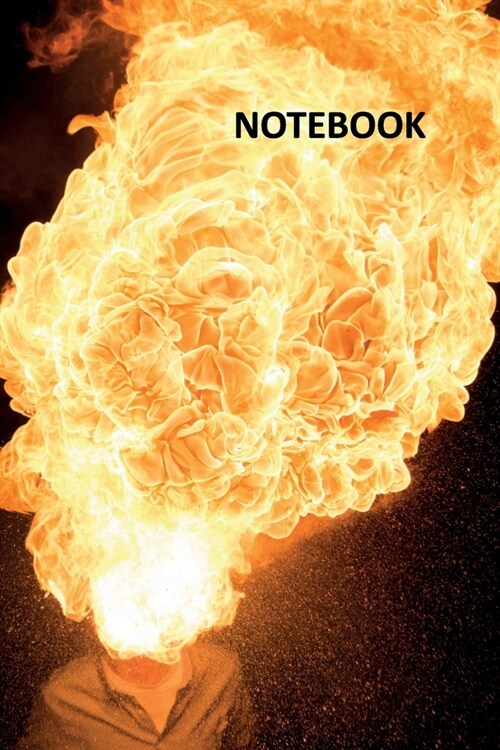 Notebook: Fire breathing photography Terrific Composition Book Daily Journal Notepad Diary Student for researching how to breath (Paperback)