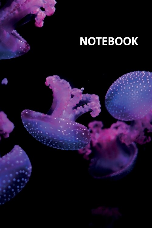 Notebook: Jellyfish spirit animal Gorgeous Composition Book Daily Journal Notepad Diary Student for researching marine biologist (Paperback)