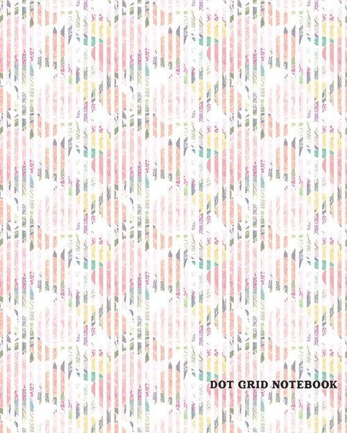 Dot Grid Notebook: Design Book, Work Book, Planner, Dotted Journal, Dot Matrix, Sketch Book, Math Book, 5mm Dots- 104 pages (Dot paper) (Paperback)