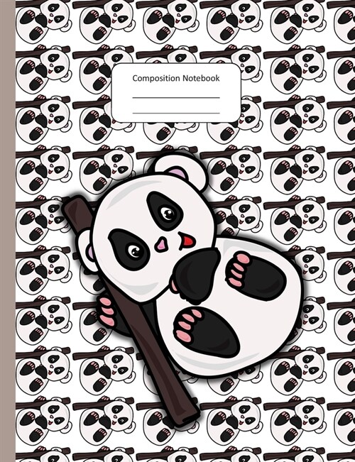 Composition Notebook: Unique Cute Panda Design Notepad Ideal Gift For Women & Kids, Inspired Creative Writing Or Note Taking (Paperback)