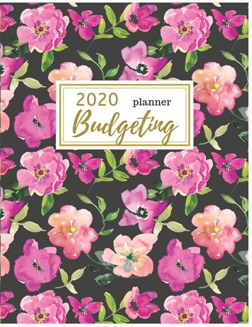 2020 Budgeting Planner: Pink Floral Monthly Budget Planner: Daily Weekly Monthly Budget Planner Workbook: 2020 Monthly Financial Budget Planne (Paperback)