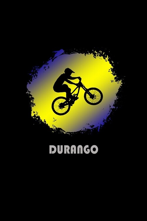 Durango: Colorado Composition Notebook & Notepad Journal For Mountain Bikers. 6 x 9 Inch Lined College Ruled Note Book With Sof (Paperback)