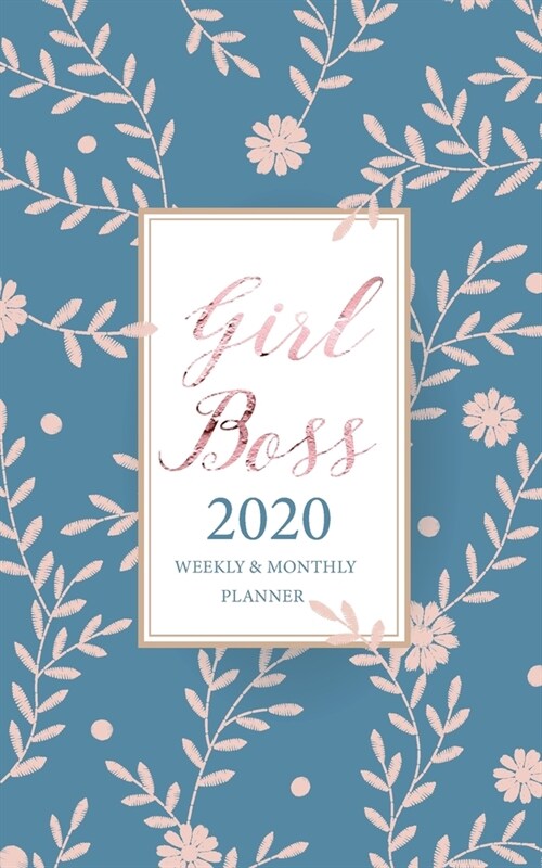 Monthly and Weekly Planner 2020 Girl Boss: Monthly Calendar Diary with Federal Holiday, Monthly and Weekly Appointment Event Planning Journal Notebook (Paperback)