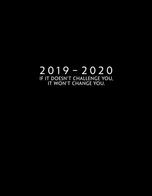 2019 - 2020: Weekly Planner Starting September 2019 - August 2020 - Week To View With Hourly Schedule - 8.5 x 11 Dated Agenda - App (Paperback)