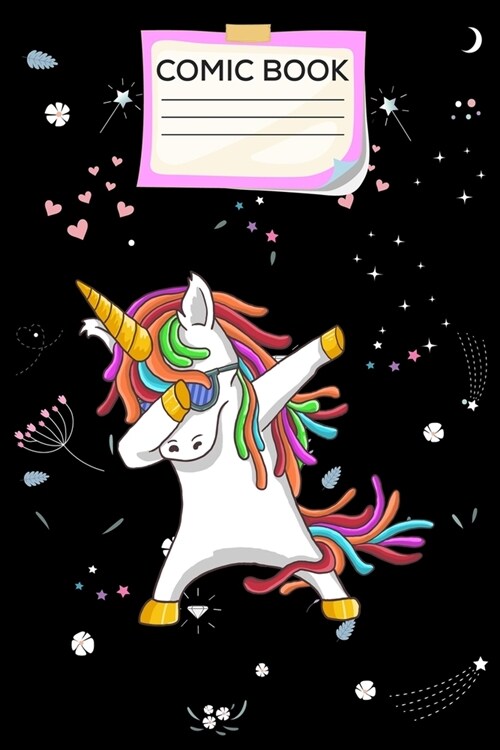 Comic Book: Unicorn comic book for kids 6-8 under $7, Unicorn comic book for kids, This is Unicorn comic book sketchbook and comic (Paperback)