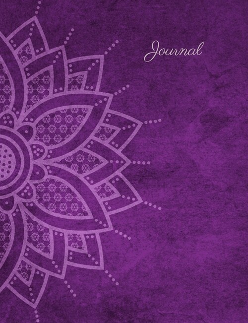 Journal: Cute Mandala art Lined Blank Journal for Writing / Taking Notes (Paperback)