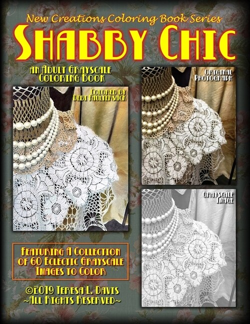 New Creations Coloring Book Series: Shabby Chic (Paperback)