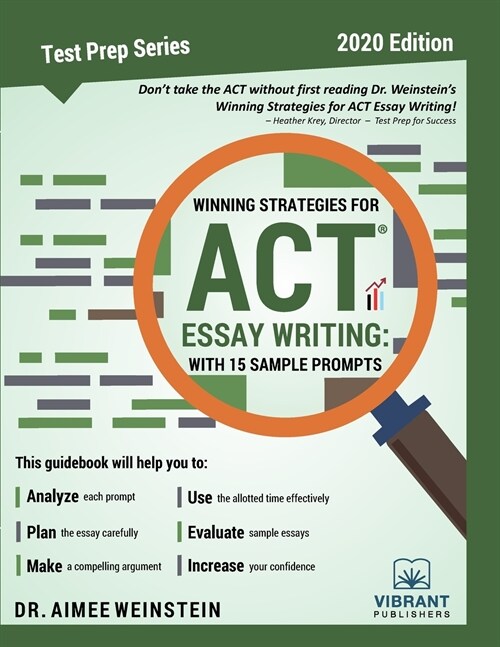 Winning Strategies For ACT Essay Writing: With 15 Sample Prompts (Paperback)