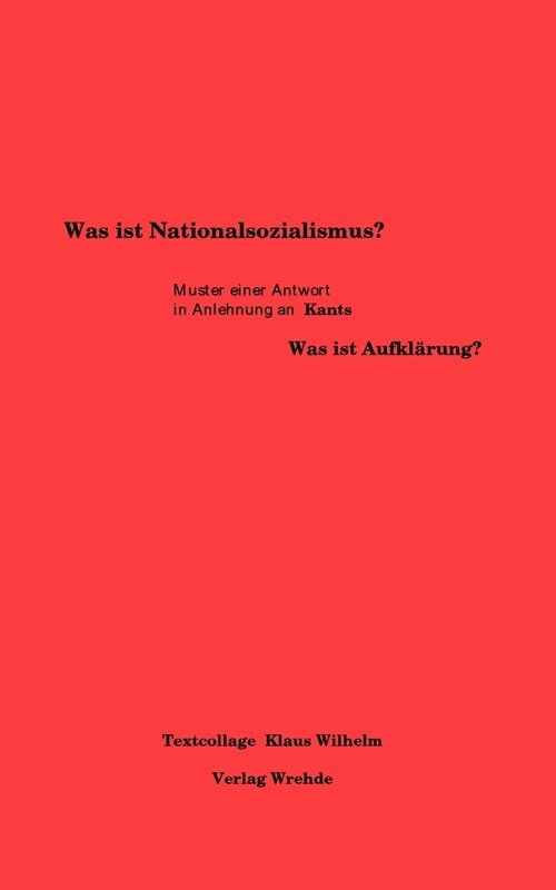 Was ist Nationalsozialismus? (Paperback)