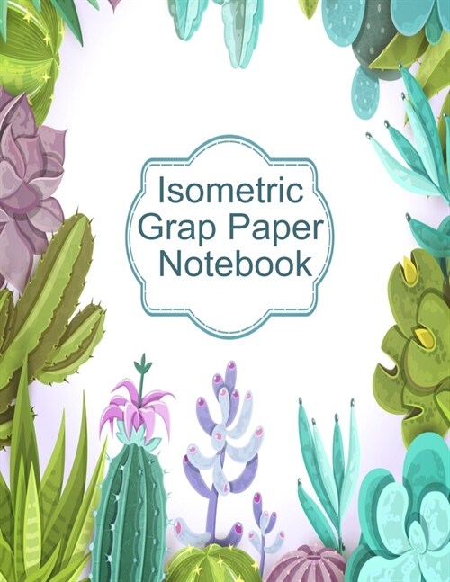Isometric Graph Paper Notebook: Graphic Paper Composition Notepad (.28 per side) To Draw Puzzles, Complex or Labyrinthine 3D Images With Boxes - Geom (Paperback)