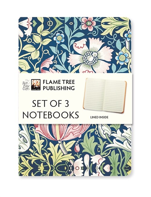 William Morris Set of 3 Mini Notebooks (Notebook / Blank book, New ed)